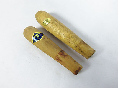 2 China Connection Hand Held Utensil Wooden Handle Inserts 