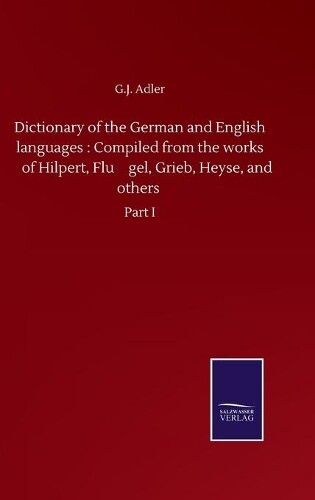 Thumbnail - J Adler Dictionary Of The German And English Languages (gebundene