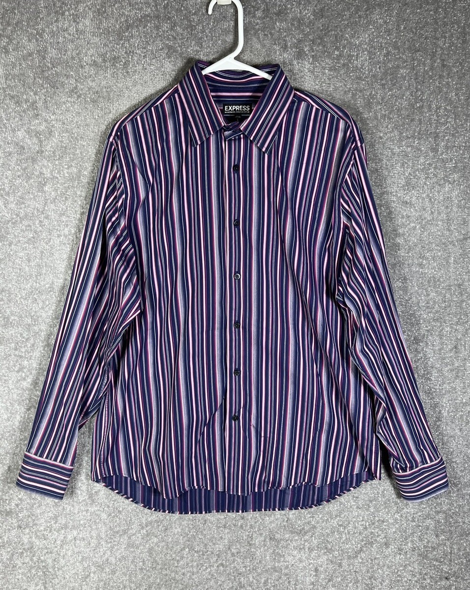express stretch dress shirts Slim Solid Wrinkle-resistant Everyday Performance Dress Shirt