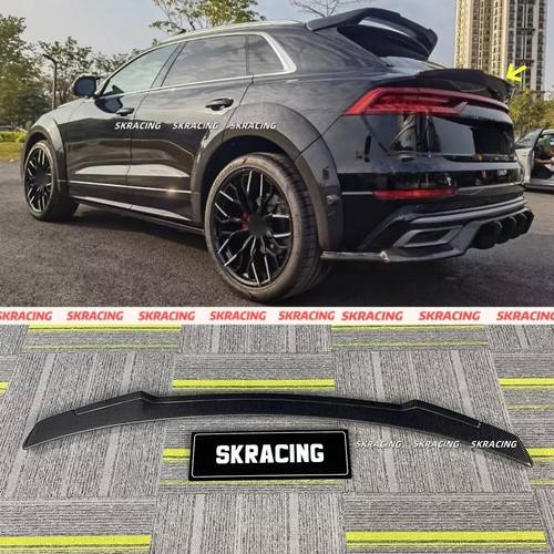 For Audi RSQ8 20-24 Forged/Carbon Fiber/Gloss Black Rear Trunk Lid Spoiler Wing - Picture 1 of 33