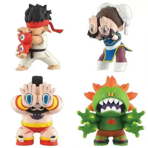Street Fighter Grape Brain Figure Collection Full set of 4