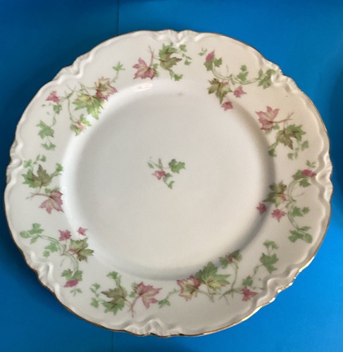 Set Of 6 Hutshenreuther Maple Leaf Scalloped 10 inch Bavarian Dinner Plates - Picture 5 of 16