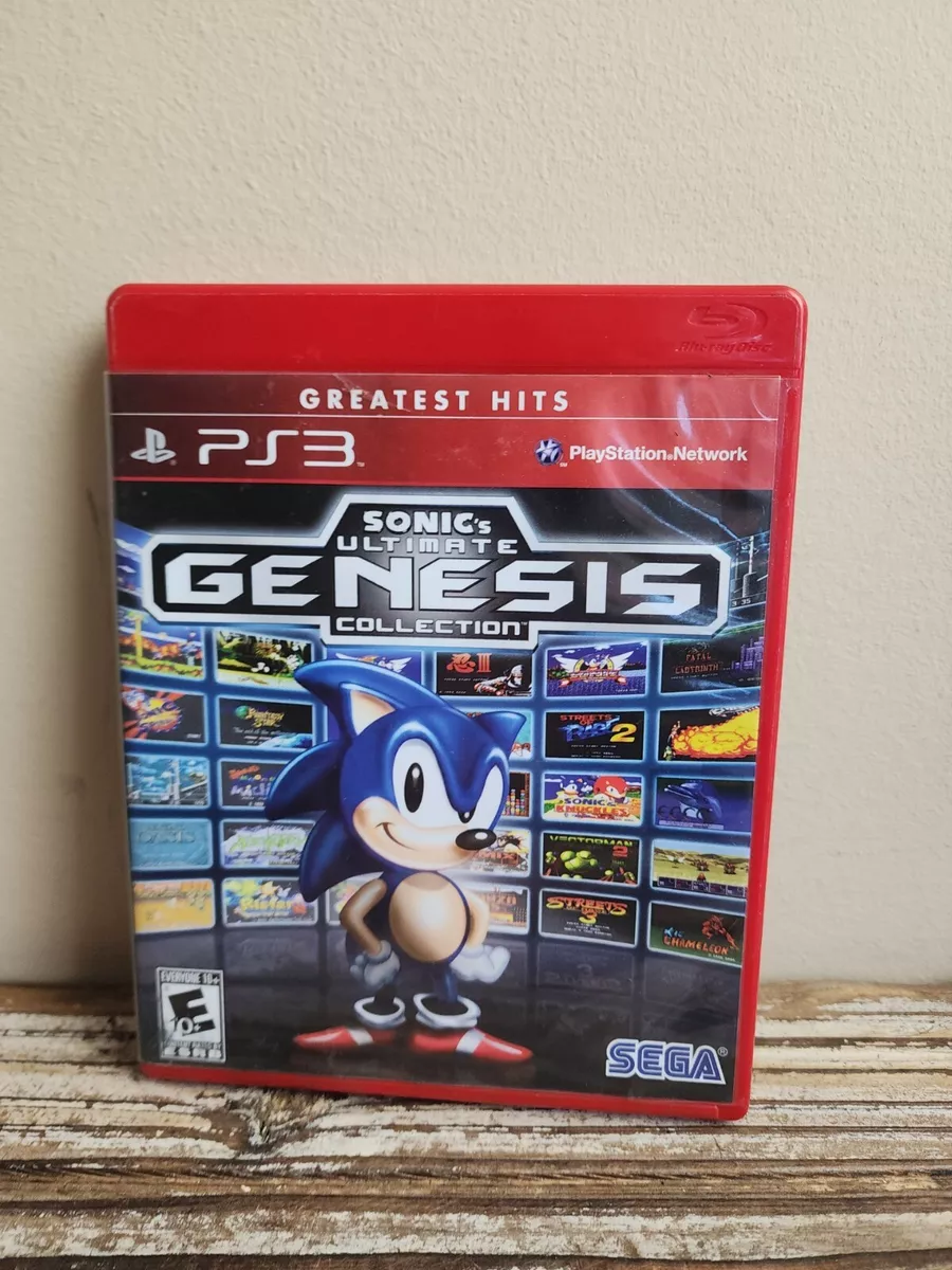 Jogo Sonic Ultimate Genesis Collection Ps3 Greatest Hits