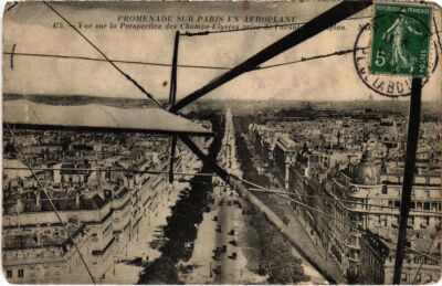 CPA PARIS 8e Champs-Elysees Promenade sur paris en aeroplane (1248736)