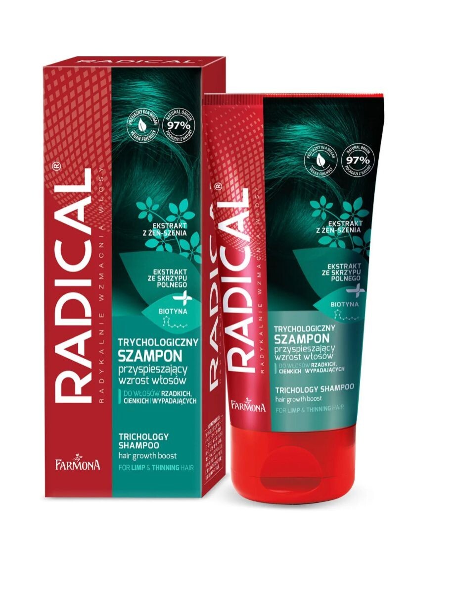 Farmona Radical, trichological shampoo accelerating hair growth, 200 ml