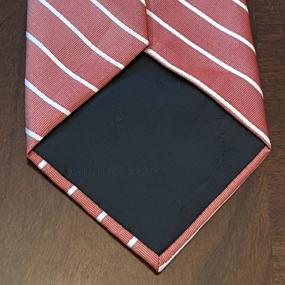 Corbata Banana Republic naranja 100 % seda para hombre hecha en China Foto 2 de 4