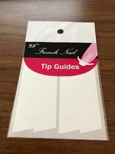 White French Manicure DIY Nail Art Tips Guide Stickers Stencil Styling Tool NH20