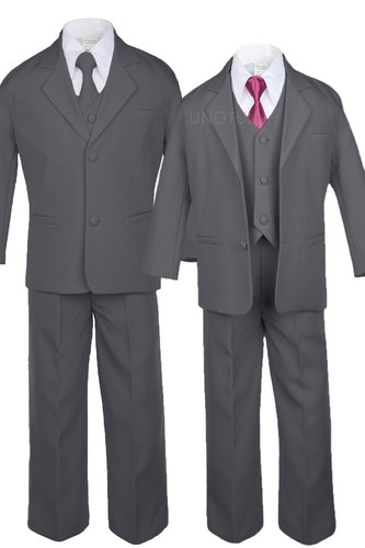 6 PIEZAS Traje Corbata Satinada Extra Satinada Boda Formal Boda Niño Niños Niños Adolescentes 4T-20 - Imagen 14 de 97