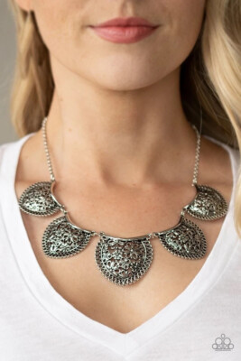 Garden Pixie Silver Necklace Paparazzi New