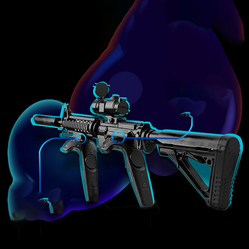 VR Shooting Gun Controller for HTC Vive with Dual Handles-image