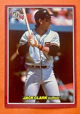 1984 Donruss All-Stars Giant Jack Clark #31 Baseball San Francisco Giants 3.5x5 