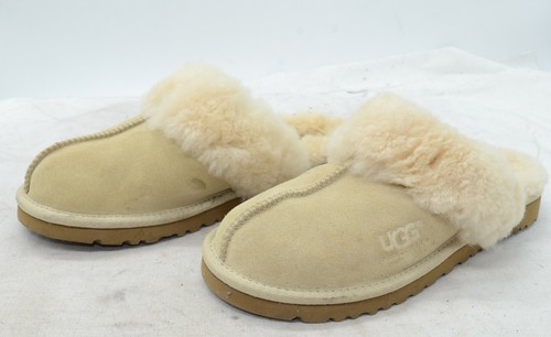 UGG Australia Wildleder Winter warme Slipper Lammfell Hausschuhe Damengröße 4 - Bild 1 von 4