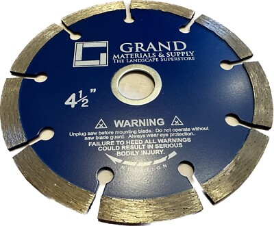 4.5''  Segmented Diamond Blades For Concrete, Brick, Block, and Stones