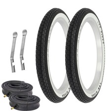 16 X 1.75 Whitewall Raised OG ORIGINAL LOWRIDER LETTER Tires HEAVYDUTY TUBE