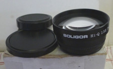 Soligor Hi-Q 1.5x Tele-Video Converter Threaded Lens both Lens Caps - Japan