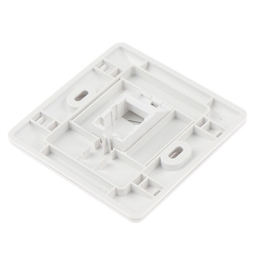 86 Type Single Port RJ45 Wall Flat Face Plate Ethernet Network Socket Panel TX