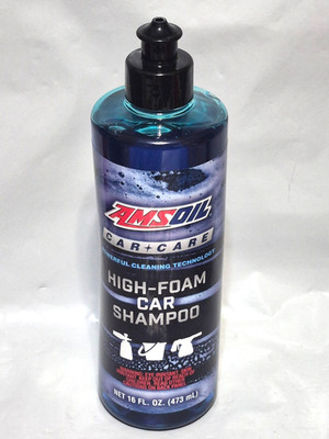 AMSOIL High-Foam Car Shampoo 16 oz PH-Neutral Professional Grade Car Wash Soap