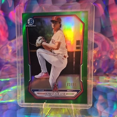 Topps Bowman Chrome Prospects 2026 Tyler Bremner Angels Green /99 #BCP-9