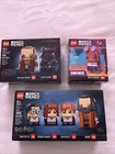 LEGO BRICKHEADZ Lot Harry Potter Star Wars Fortnite 40495 40547 40728