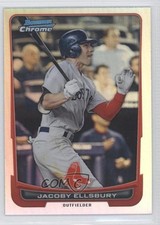 2012 Bowman Chrome Refractor Jacoby Ellsbury #172 1k5