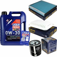 Inspektionskit Filter Liqui Moly ÖL 5L 0W-30 FüR Toyota Corolla Stufenheck