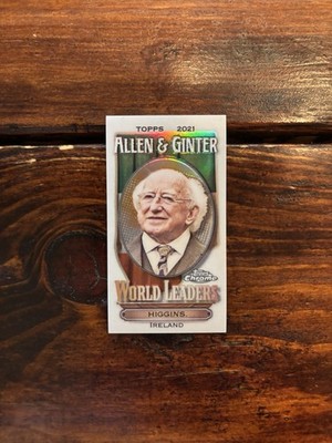 2021 Topps Chrome Allen & Ginter Mini #MWL-25 Michael D. Higgins - World Leaders