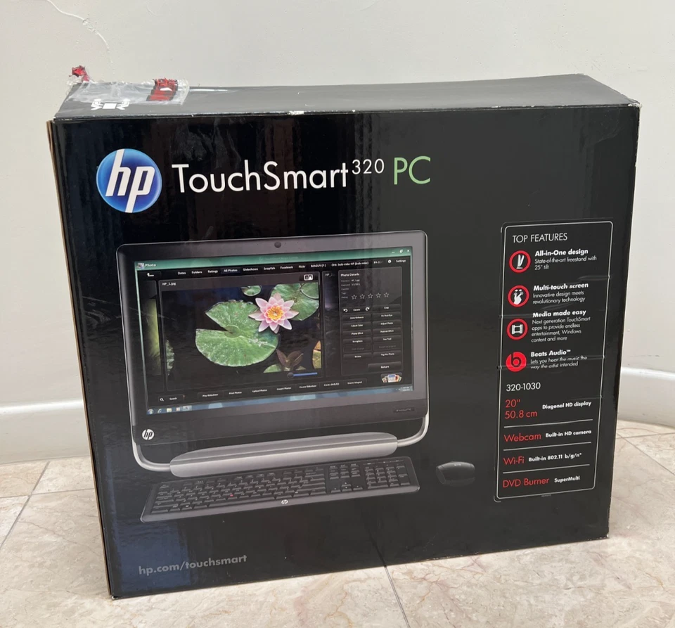 HP All-in-One PC TouchSmart 320-1050 AMD A6-3600 6GB DDR3 1TB HDD AMD Radeon HD - Image 3 of 4