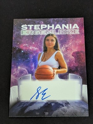 2022 Stellar Edition Deep Space Swirl /100 Stephania Ergemlidze #SAU-SE Auto 