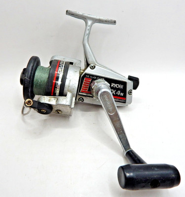Vintage RYOBI SX 4N Graphite Spool Large Fishing Spinning Reel Spin Cast Japan