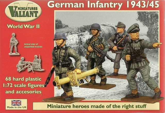 Valiant 1/72 WWII German Infantry 1943/1945