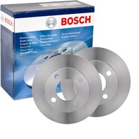 2X Bosch Bremsscheiben 245Mm Voll Hinten Passend FÜR Audi 100 80 90 Cabriolet
