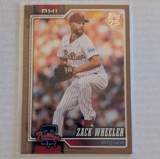Topps 2026 Series 1 Zack Wheeler #261 Gold Serial Number 0041/2026 Phil Phillies