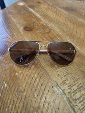 Oakley Feedback Sunglasses Gold Brown Pink Tortoise Aviator OO4079-08 Polarized