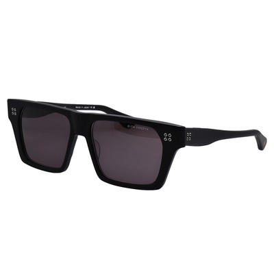 Dita VENZYN DT DTS720 A-03 Matte Black Plastic Square Sunglasses Grey Lens
