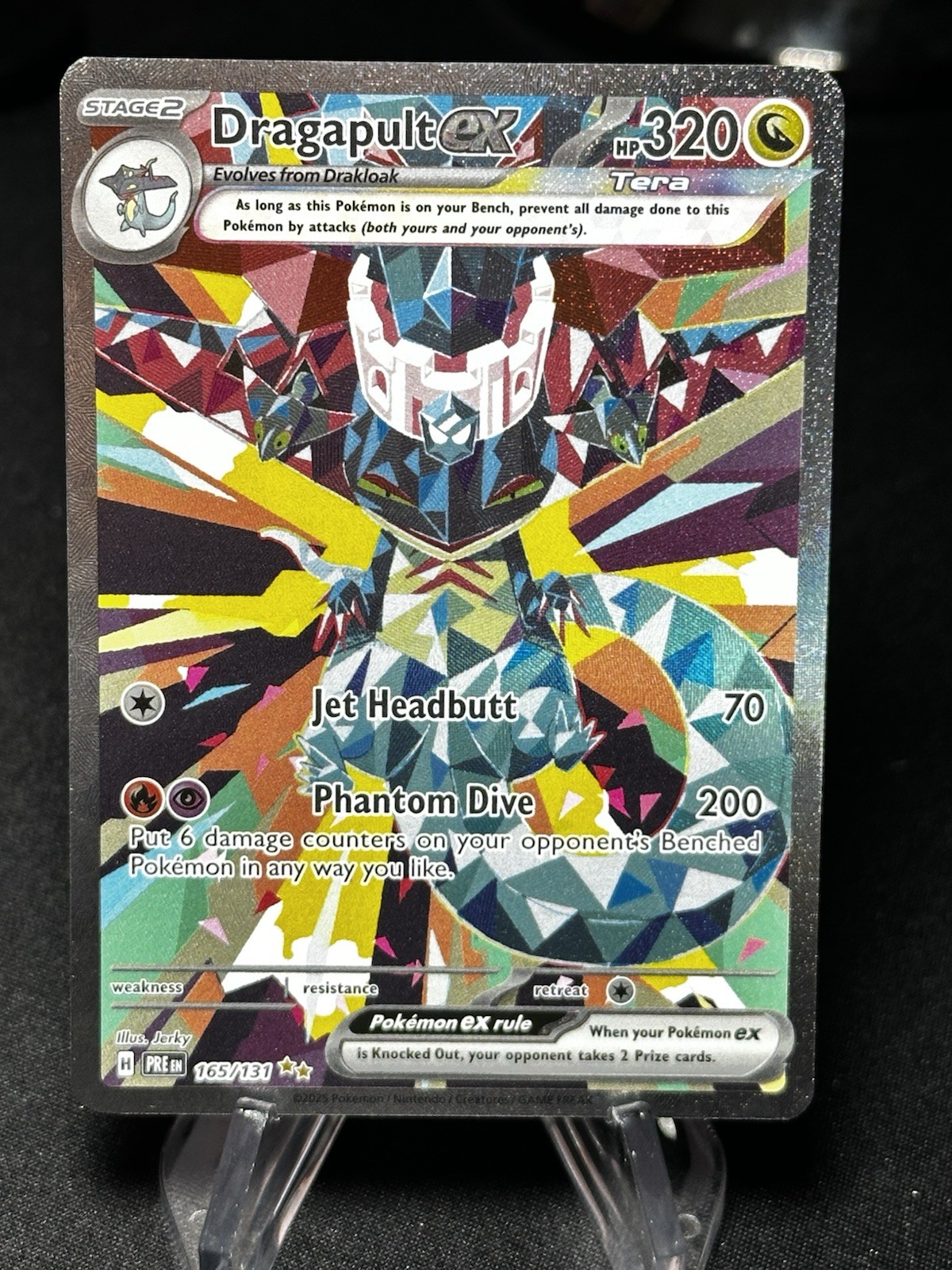DRAGAPULT EX 2025 POKEMON PRISMATIC EVOLUTIONS #165/131 SPECIAL RARE