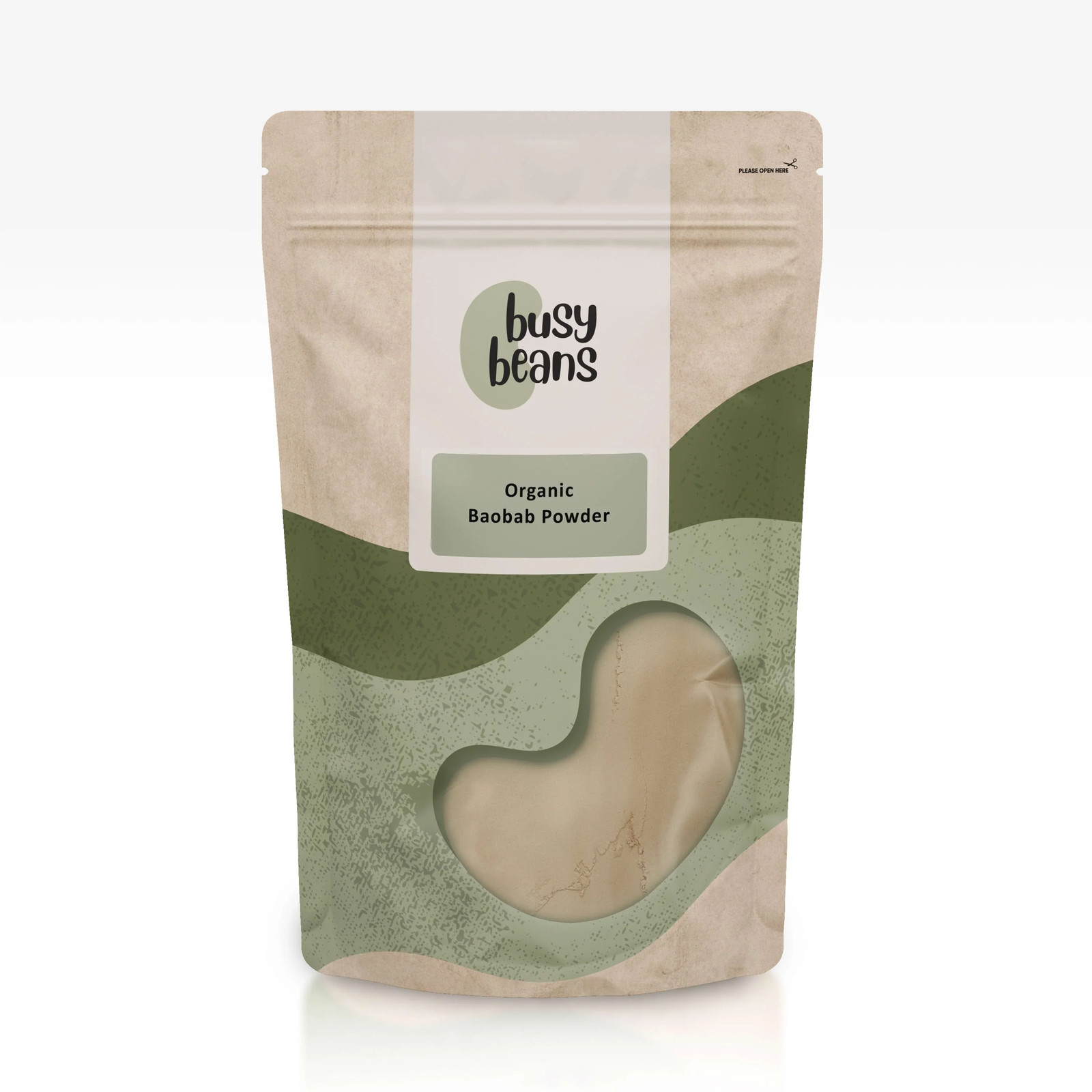 Organic Baobab Powder - Certified Organic - by Busy Beans Organic (100g)