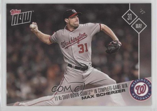 2017 Topps Now 203 Max Scherzer