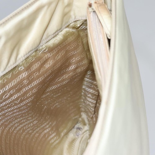 Auténtico bolso de mano sintético Prada Re-Nylon crudo - Imagen 24 de 24