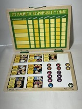 Magnetic Responsibility Chore Chart Board Calendar Melissa Doug