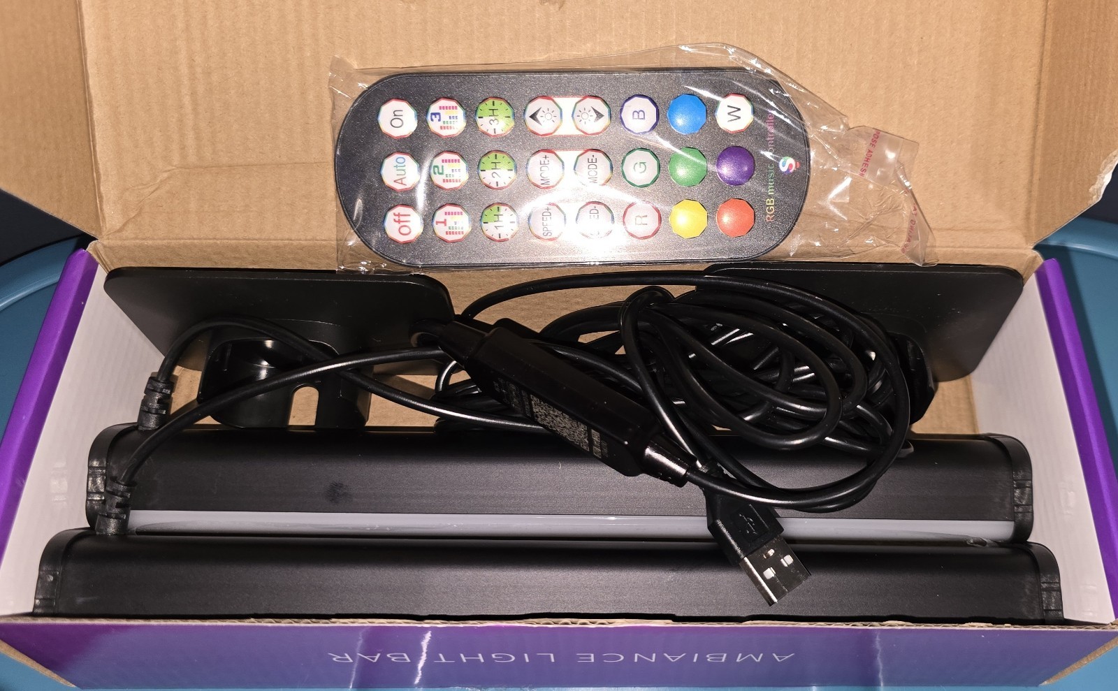 Ambient Light Bar with Remote. Office, Home & Gaming Area