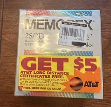Memorex 2S/2D 3 1/2" Double Sided 135 TPI/1 MB- 10 pack Multi- Color