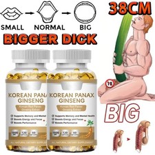 240 Capsules Best Korean Red Panax Ginseng Extract 3200mg Extra Strength NON-GMO
