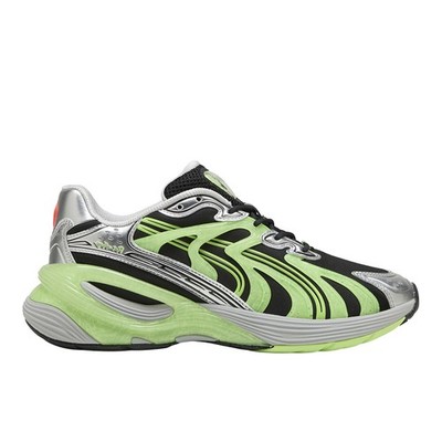 PUMA  X Rick And Morty Inverse Lace Up  Mens Black, Green Sneakers Casual Shoes