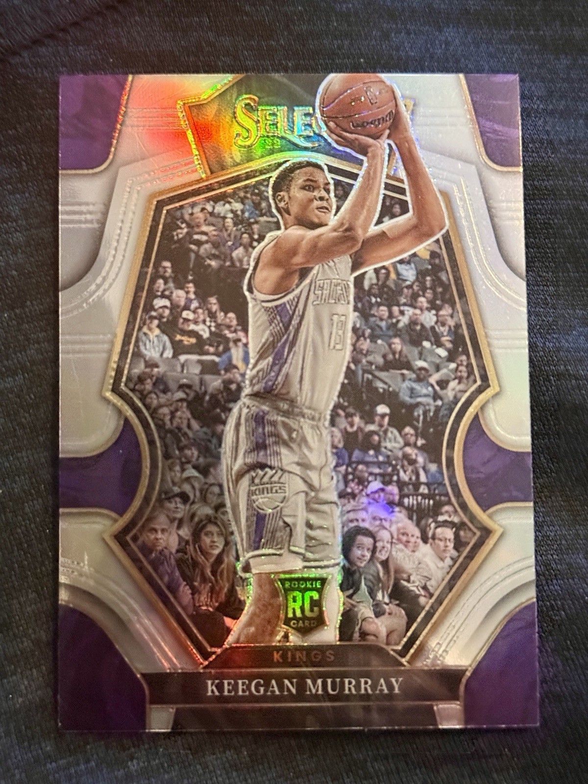 2022-23 Panini Select - Premier Level Keegan Murray #197 Silver Prizm (RC)