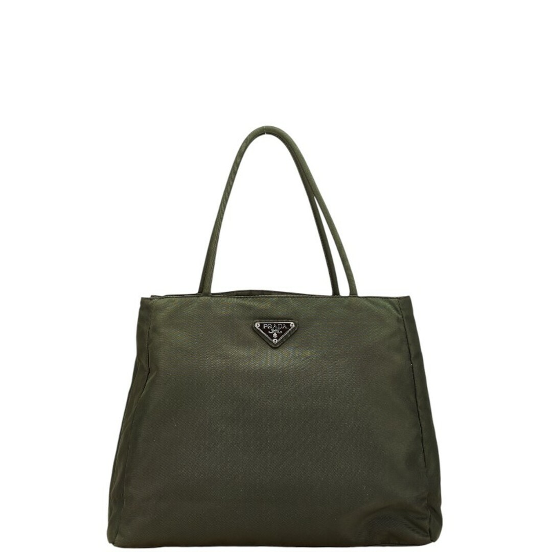 Prada Triangle Logo Nylon Tote Bag for Women