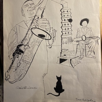 David Stone Martin Vintage Jazz Print | eBay