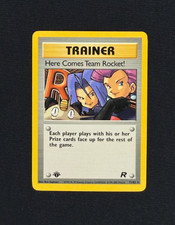 HERE COMES TEAM ROCKET **1st Edition Rare** (VLP) - Team Rocket 71/82 - Pokemon