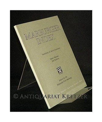 Marburger Index / Users' Manual: Users' Manual: Users' Manual, Lutz Heusinger