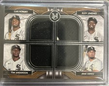 2021 Topps Museum Collection Quad Relics Anderson, Robert, Abreu,Jimenez/99(MEM)