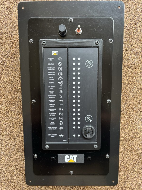 CAT 373-9473 Generator Control Panel Module with Connectors, Marked 373-9473
